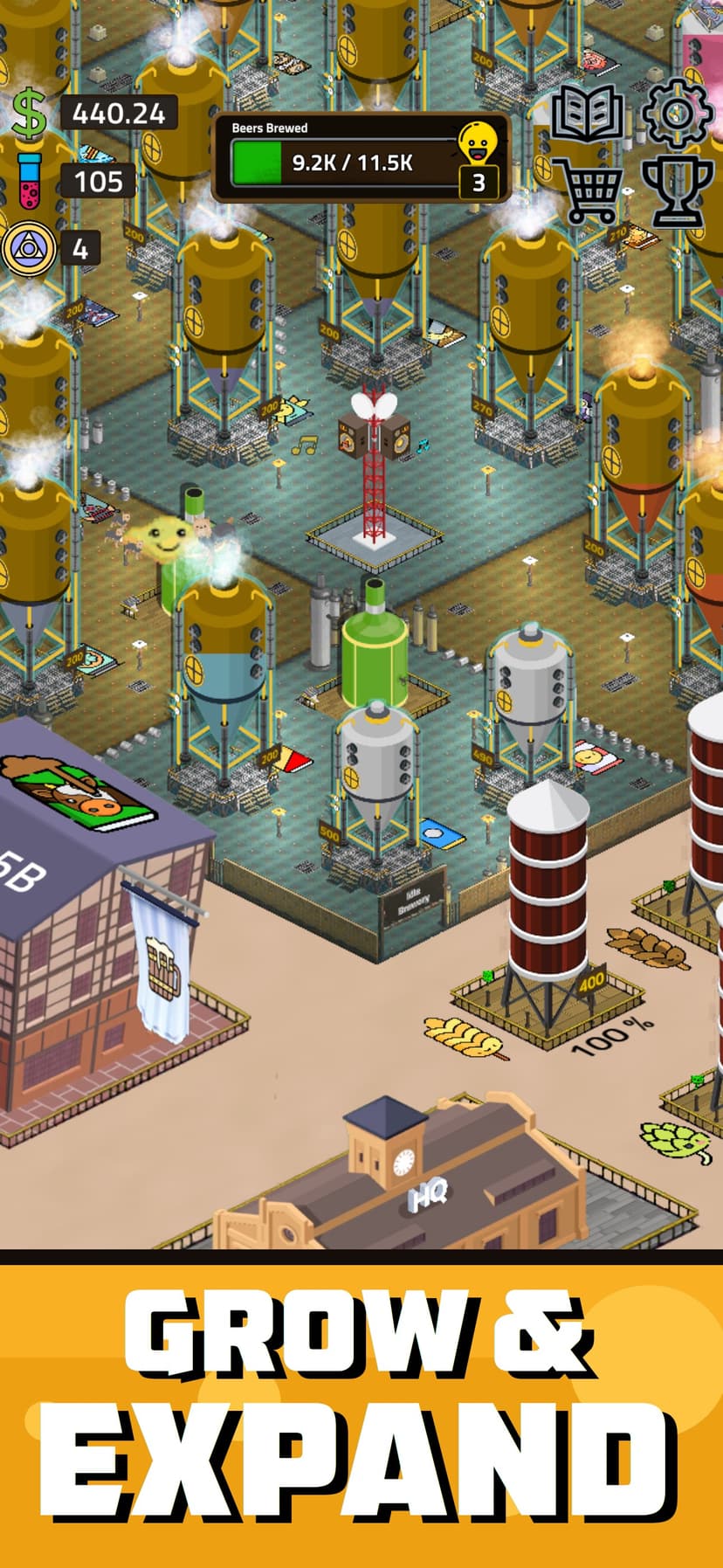 Idle Brewery: Beer Tycoon screenshot 4 - screenshot