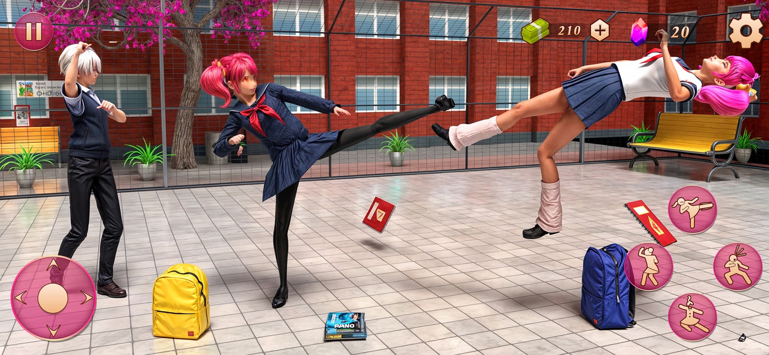 Anime Girl School: Simulator screenshot 2 - screenshot