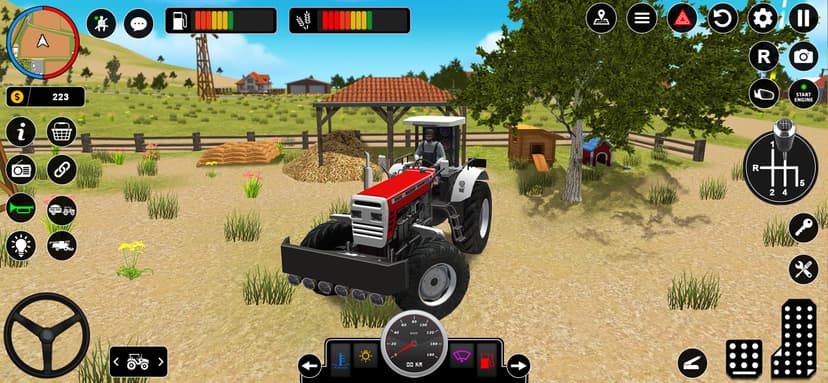 Real Tractor Farming Game screenshot 1 - screenshot