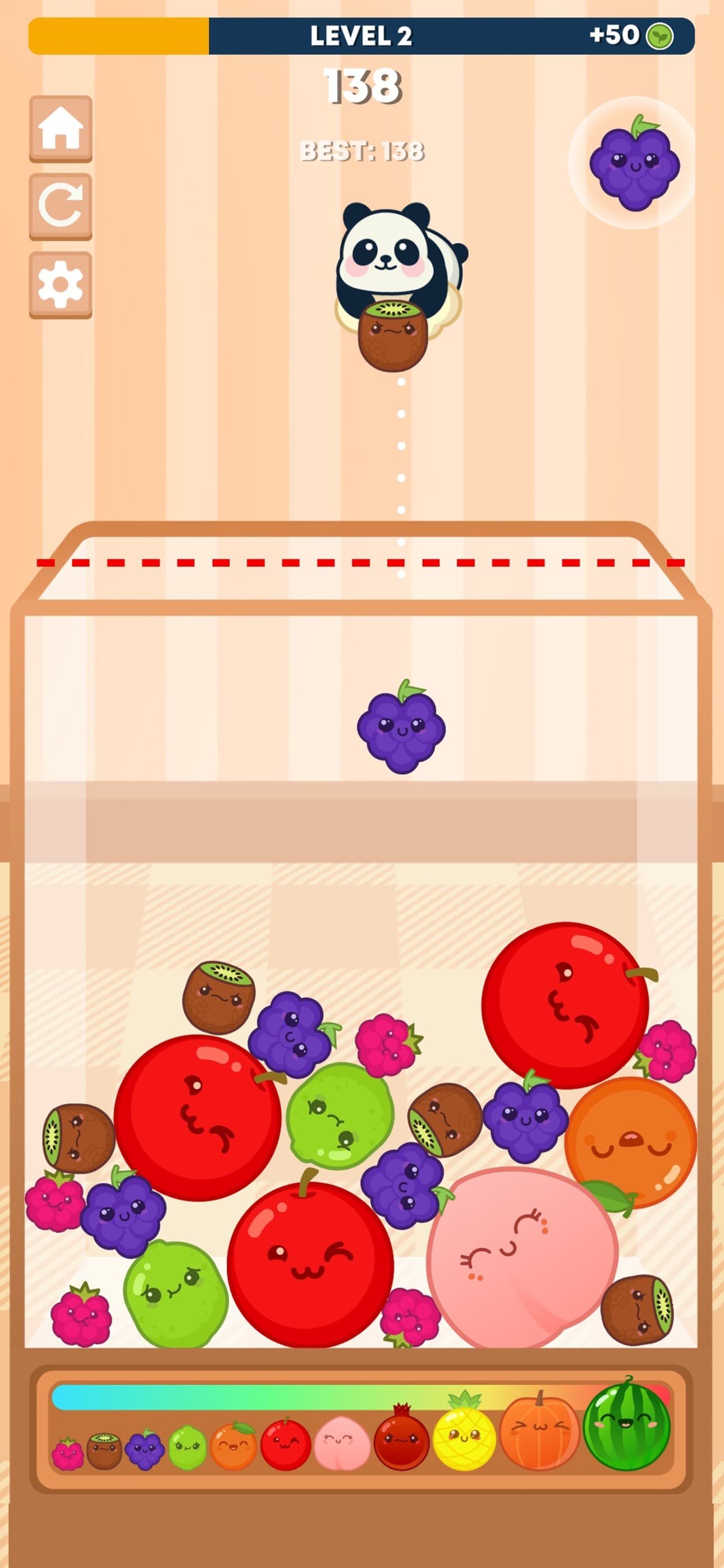 Watermelon Game: Panda Merge screenshot 2 - screenshot