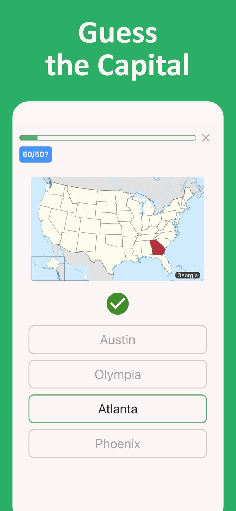 50 States & US Capitals Game screenshot 6 - screenshot