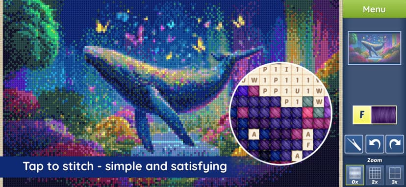 Cross-Stitch World screenshot 1 - screenshot