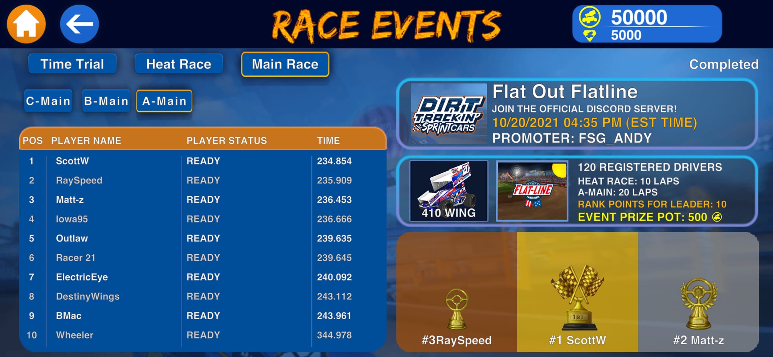 Dirt Trackin Sprint Cars screenshot 2 - screenshot