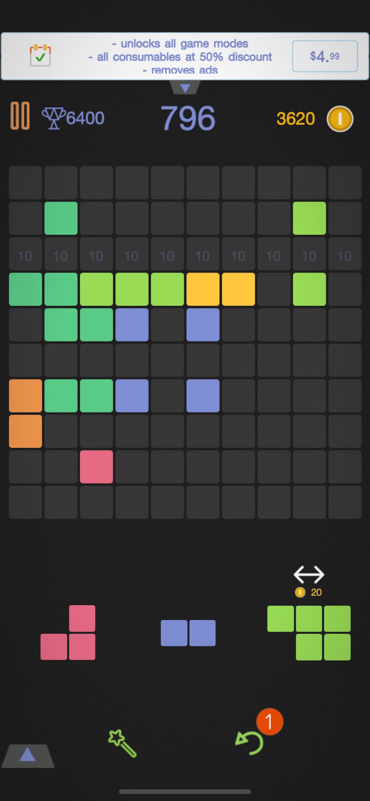 Tringles™ puzzle - royal 1010 screenshot 7 - screenshot