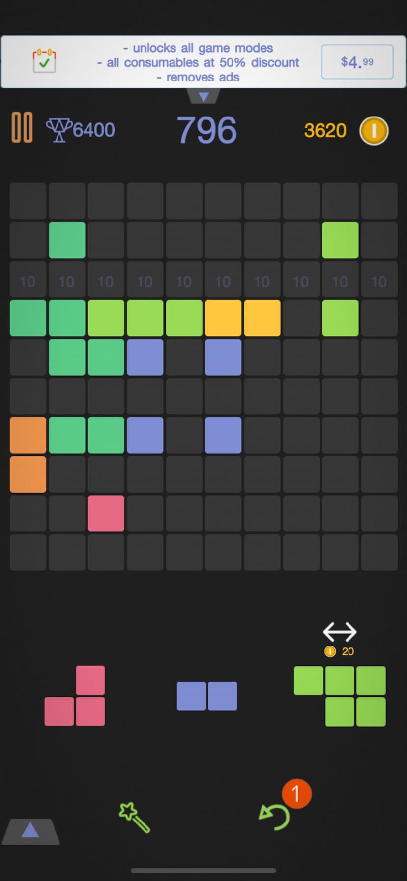 Tringles™ puzzle - royal 1010 screenshot 7 - screenshot
