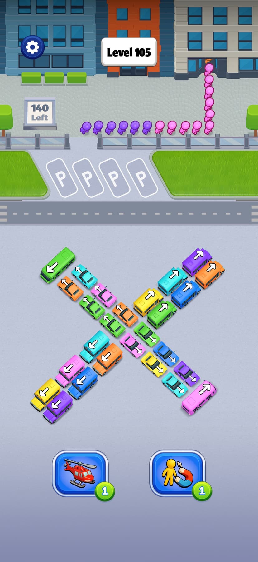 Bus Queue: Traffic Puzzle screenshot 6 - screenshot