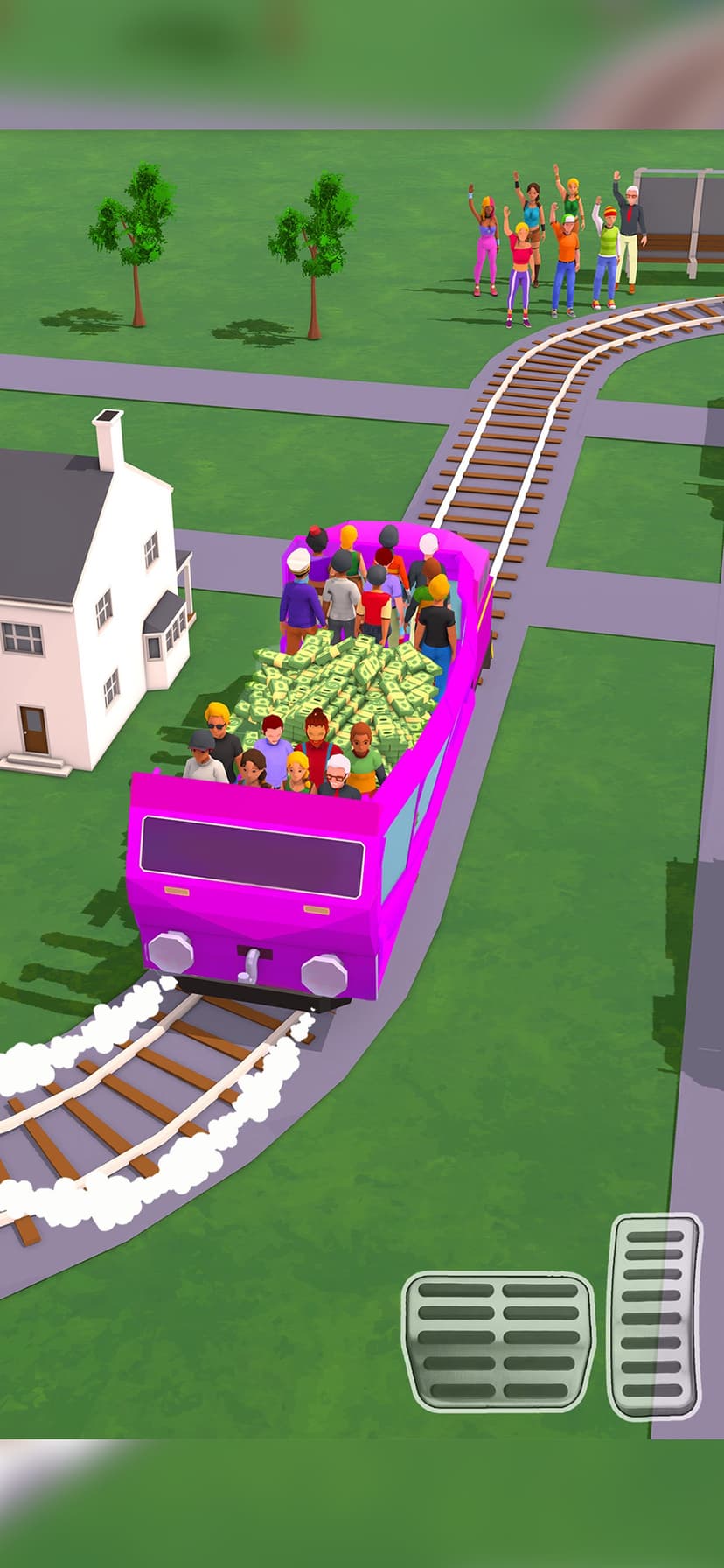 Passenger Express Train Game screenshot 1 - screenshot