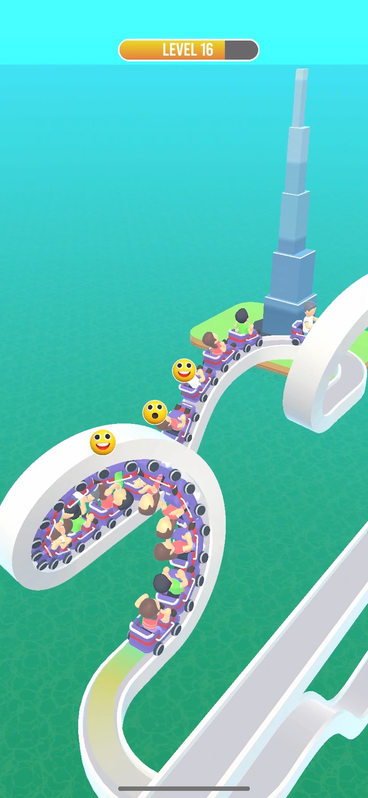 Cart Crash: Roller Coaster screenshot 3 - screenshot