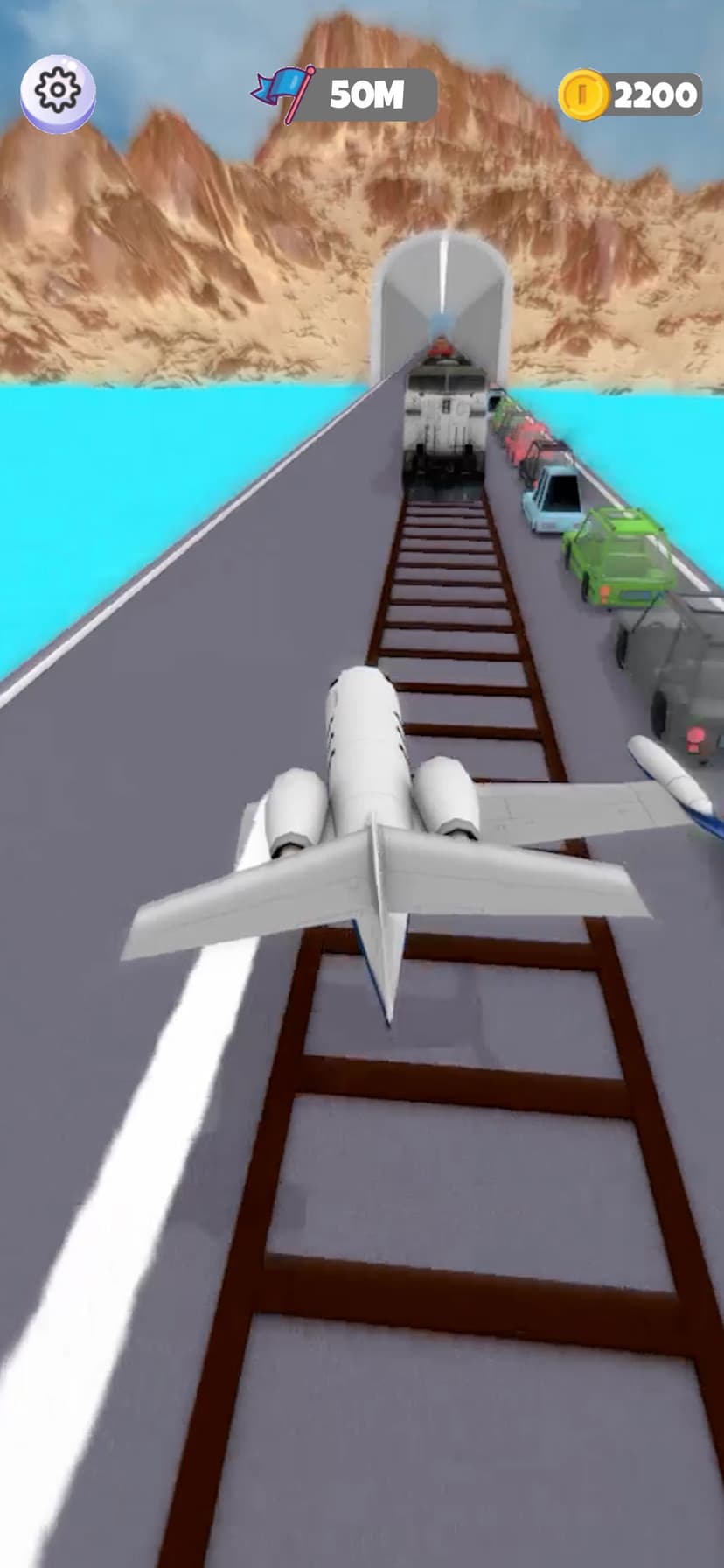 Sling Plane 3D - Sky Crash Jet screenshot 5 - screenshot
