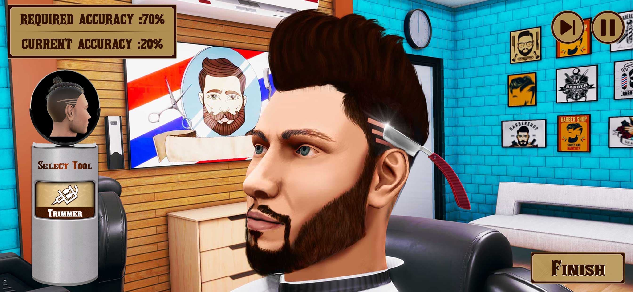 Barber Shop Hair Cut Simulator screenshot 1 - screenshot