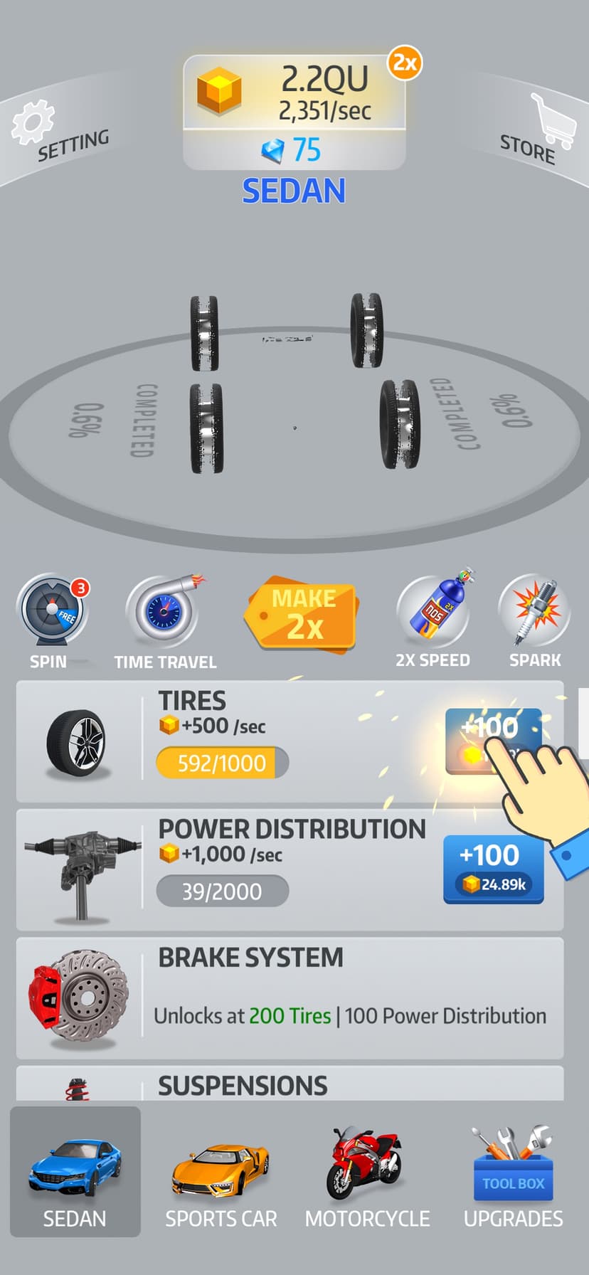 Idle Car ! screenshot 1 - screenshot