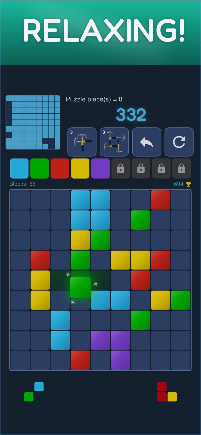 Color Blocks- Block Match screenshot 2 - screenshot