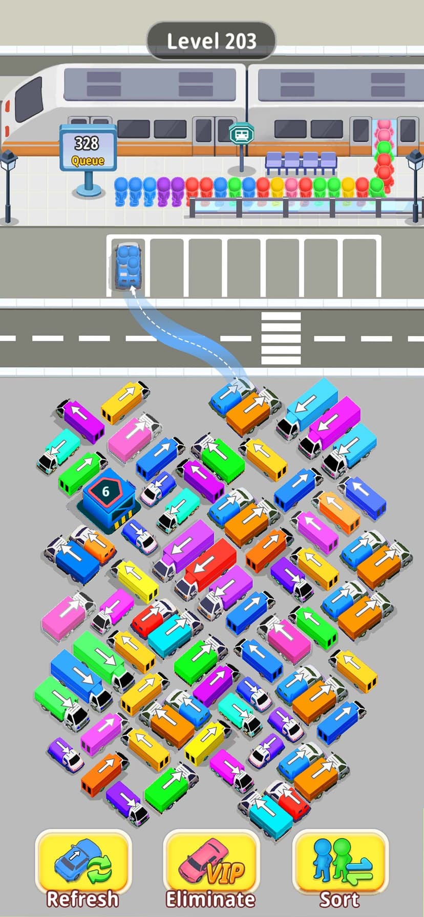 Traffic Out - Car Bus Jam 3D screenshot 1 - screenshot
