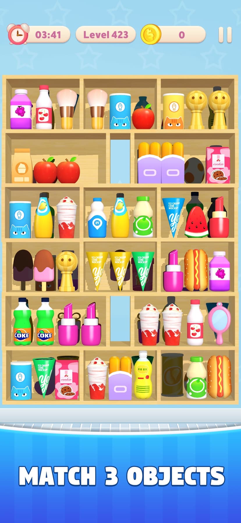 Goods Merge - 3D Goods Triple screenshot 4 - screenshot