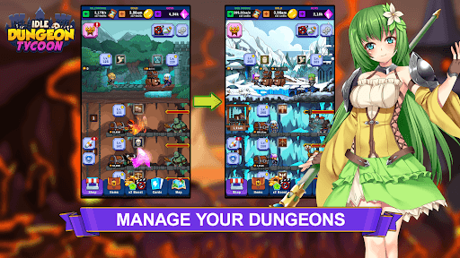 Idle Dungeon Tycoon screenshot 1 - screenshot