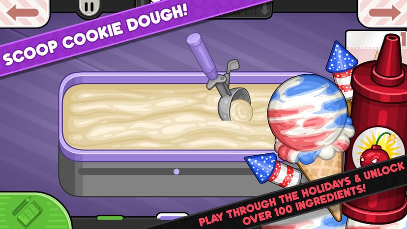 Papa's Scooperia To Go! screenshot 2 - screenshot
