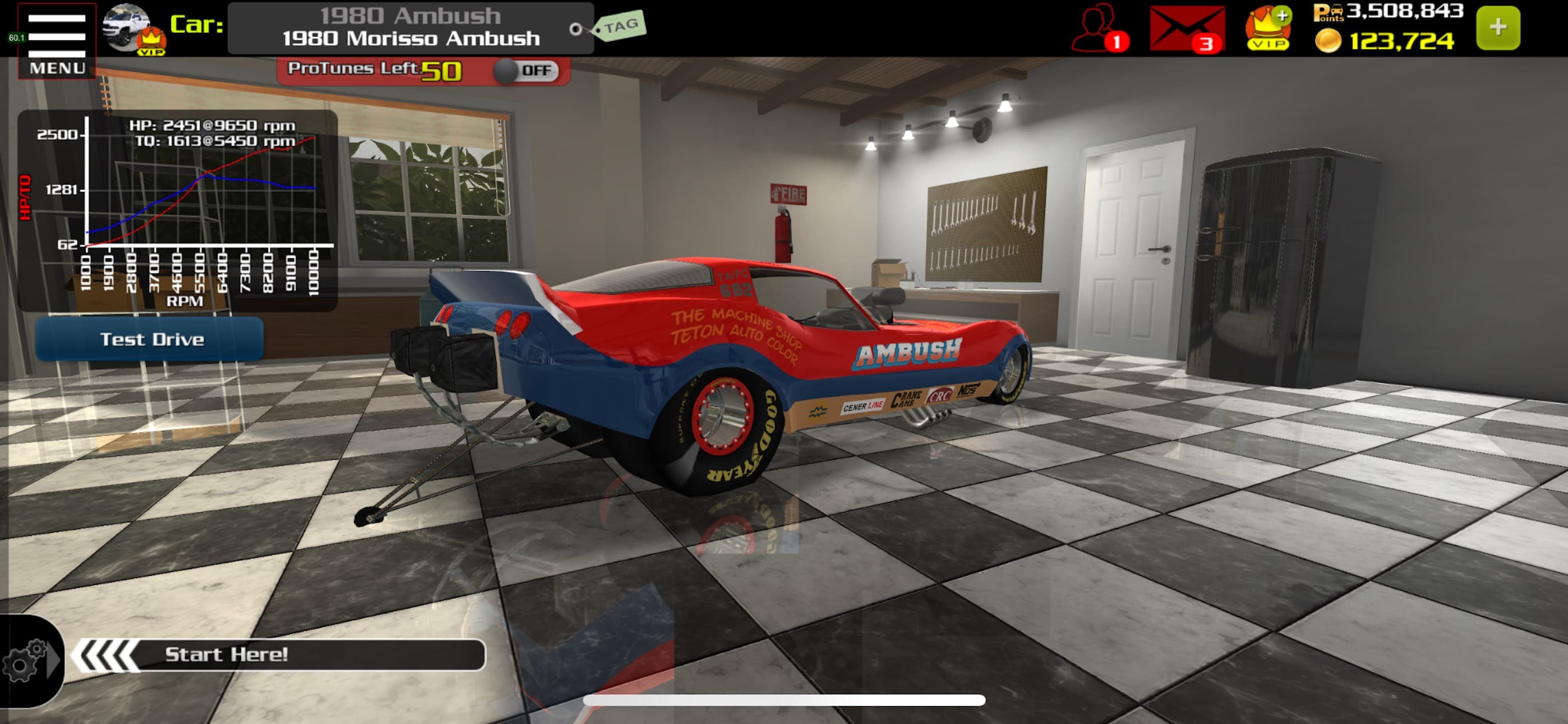 EV3 - Multiplayer Drag Racing screenshot 2 - screenshot