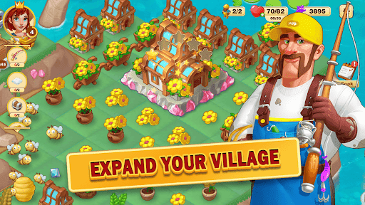 Merge Village : Fantasy Puzzle screenshot 2 - screenshot
