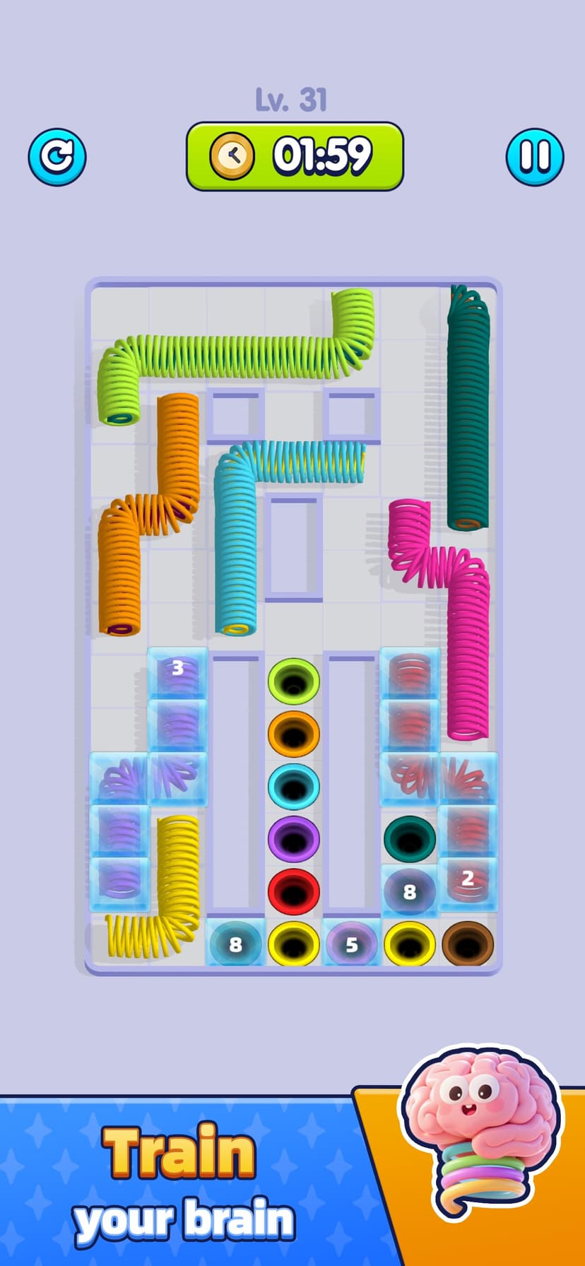 Spring Slide - Color Sort Game screenshot 4 - screenshot
