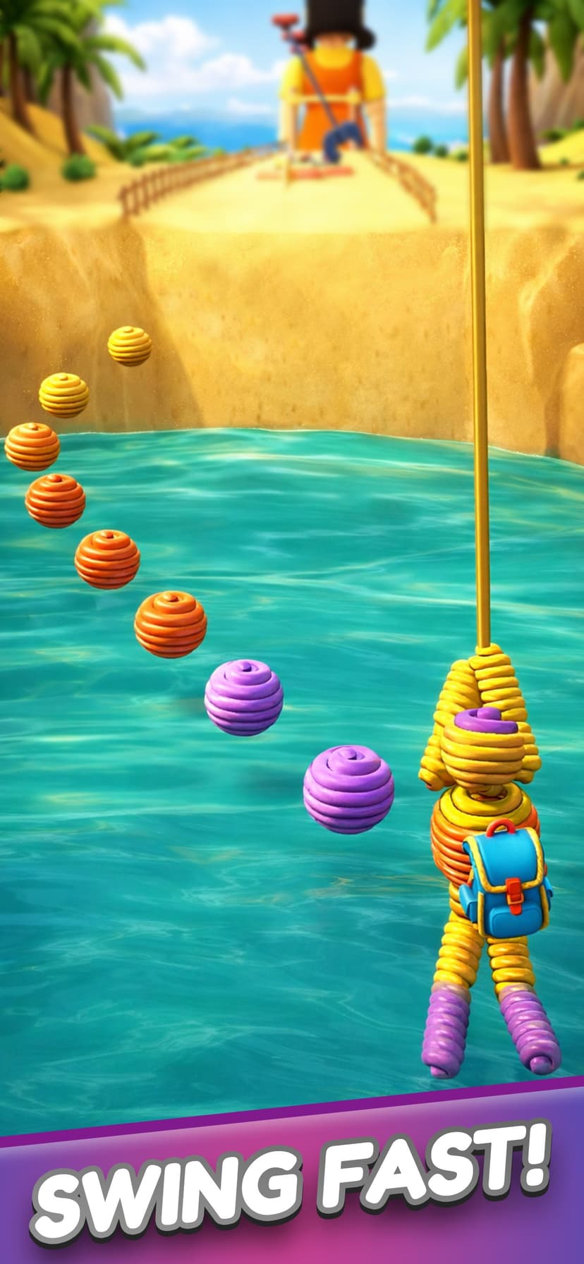 Rope Man: Monster Battle Run screenshot 5 - screenshot