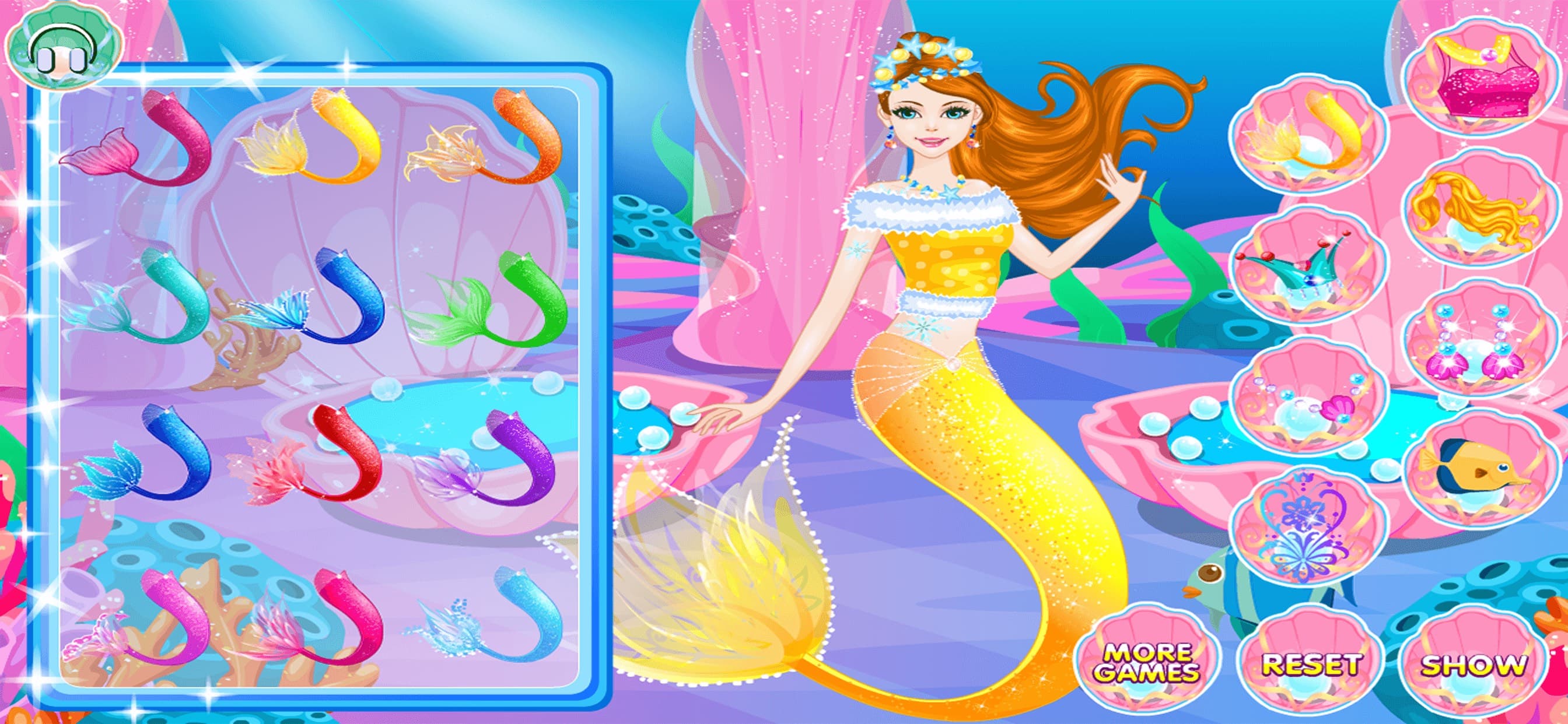 Mermaid Games, Dressing & Hair screenshot 9 - screenshot