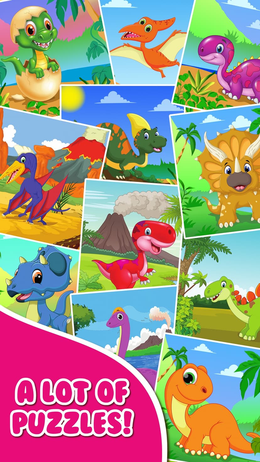 Dinosaur Jigsaw Puzzle.s Free Toddler.s Kids Games screenshot 5 - screenshot