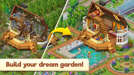 Merge Manor : Sunny House screenshot 1 - screenshot
