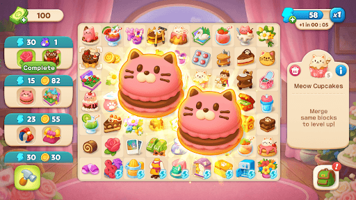 Merge Cats - Catopia Puzzle screenshot 1 - screenshot