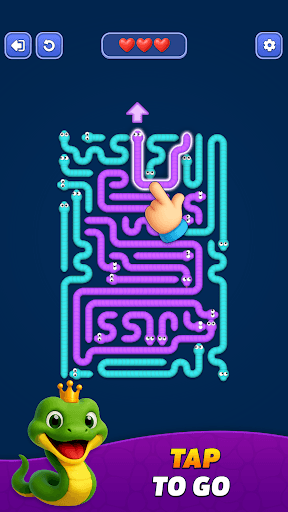 Snake Go 3D: Puzzle Escape screenshot 9 - screenshot