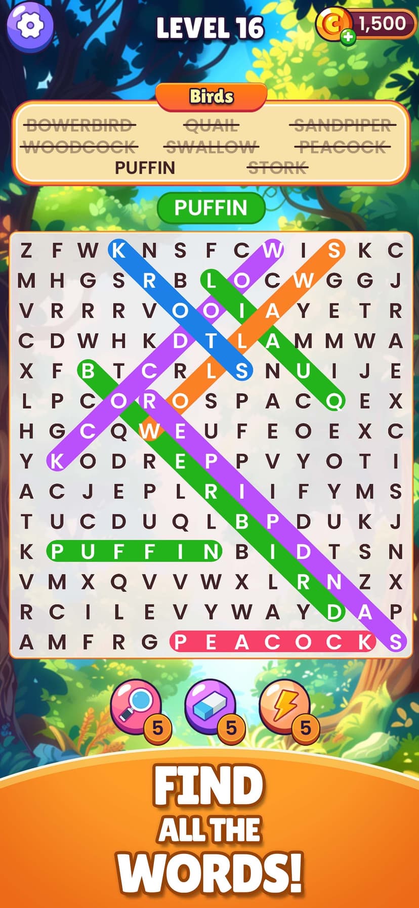 WordSearch Find Infinite Words screenshot 2 - screenshot