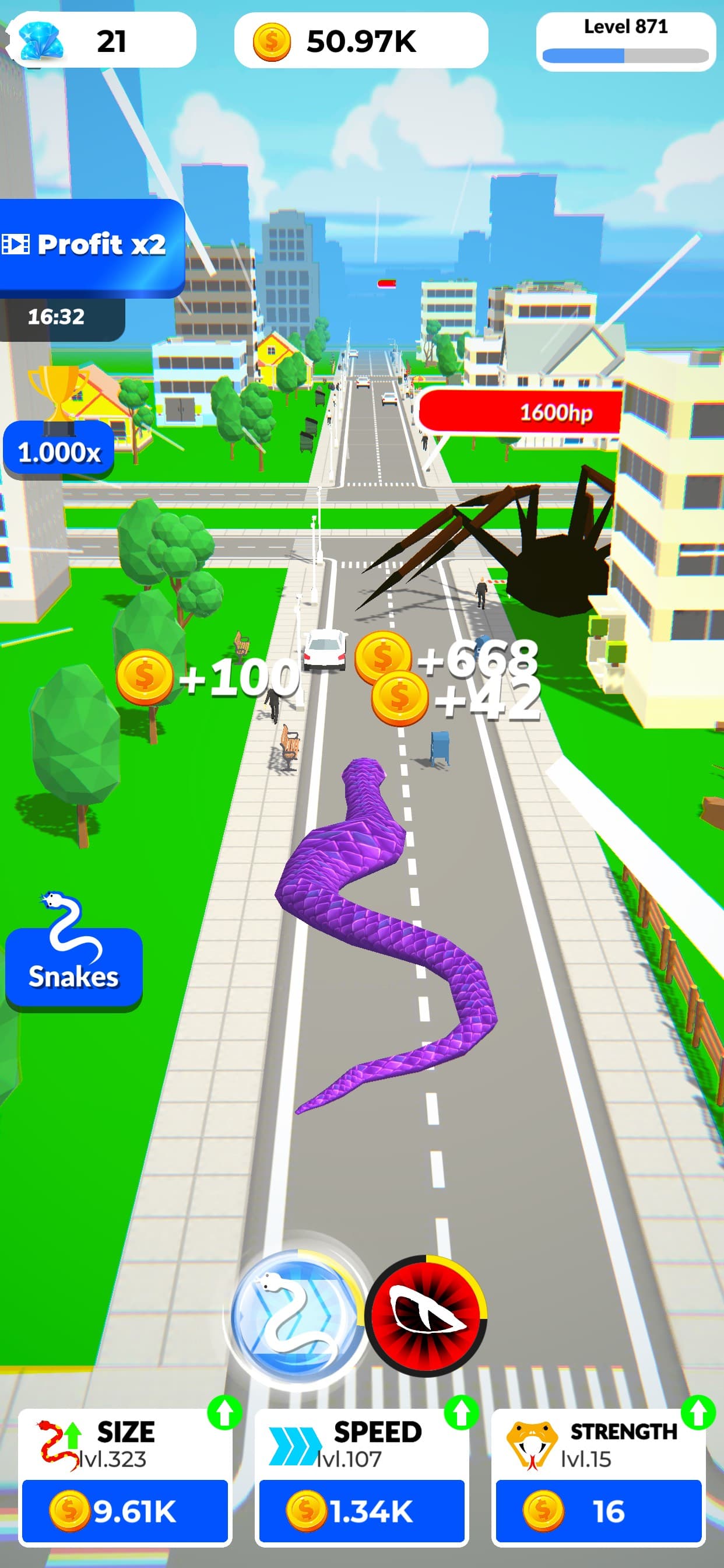Idle Snake World - Evolution screenshot 6 - screenshot