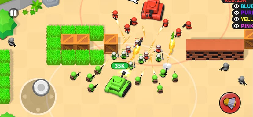 Tanks Brawl 3D screenshot 1 - screenshot
