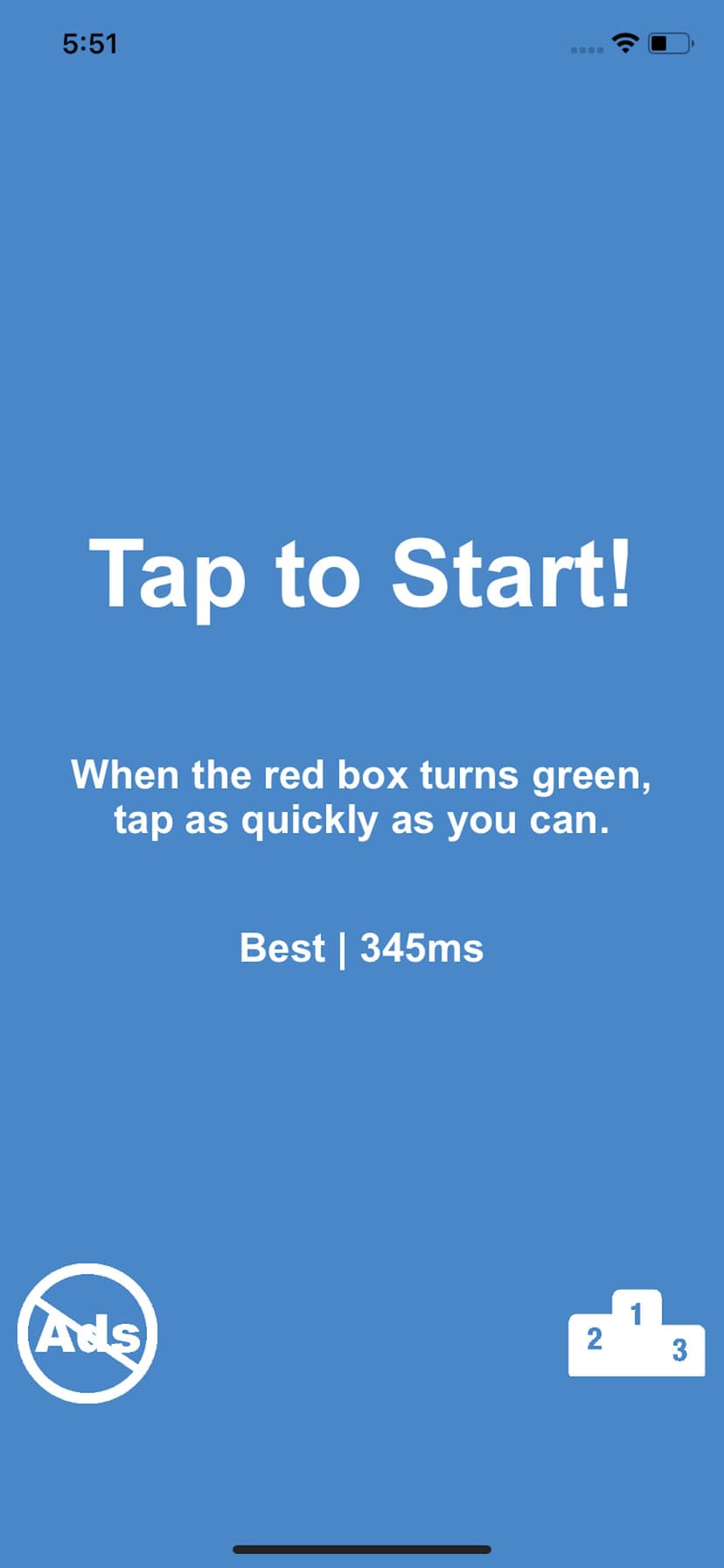 Reaction Speed Reflex Trainer screenshot 1 - screenshot