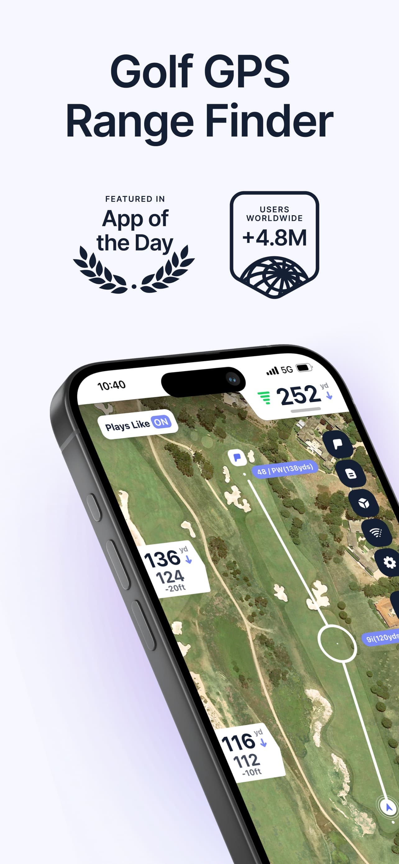 Hole19: Golf GPS Range Finder screenshot 1 - screenshot