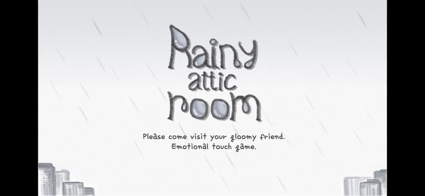 Rainy attic room screenshot 1 - screenshot