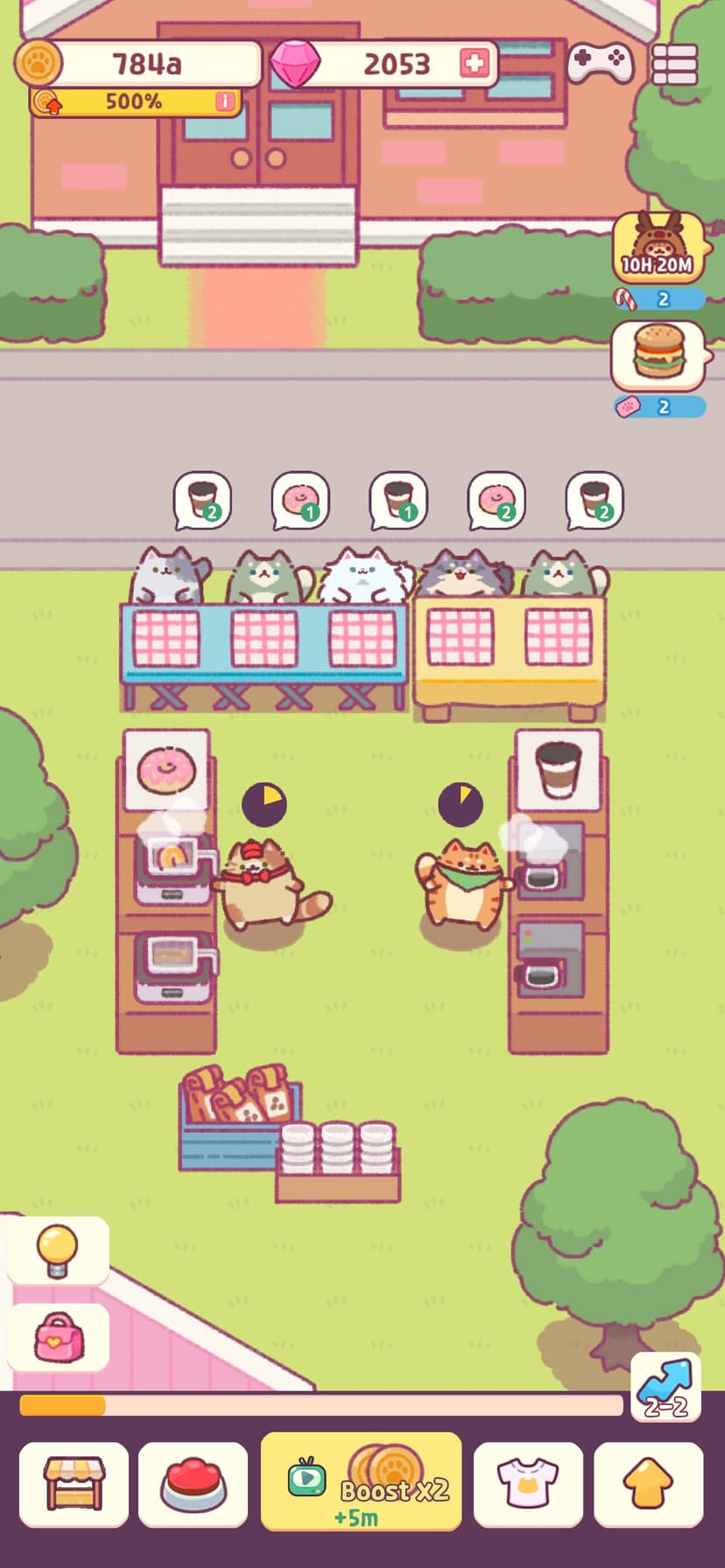 Cat Snack Bar: Food Games screenshot 3 - screenshot
