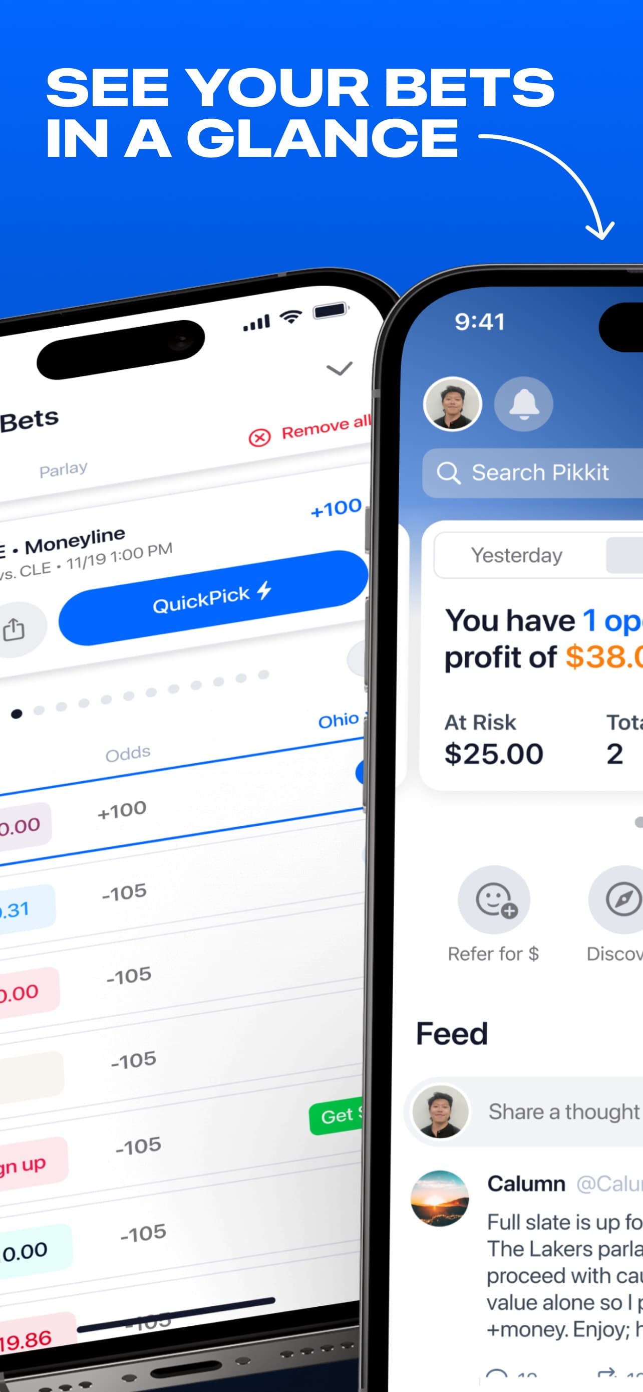 Pikkit: Sports Betting Tracker screenshot 5 - screenshot