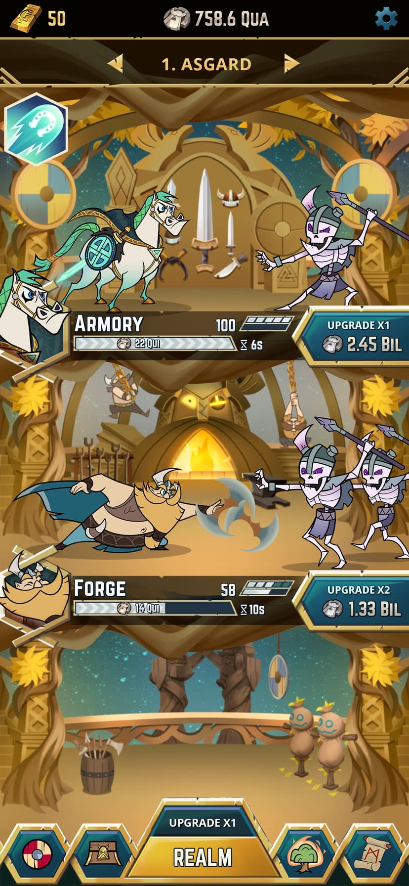 Viking Gods - Idle Tap Game screenshot 2 - screenshot