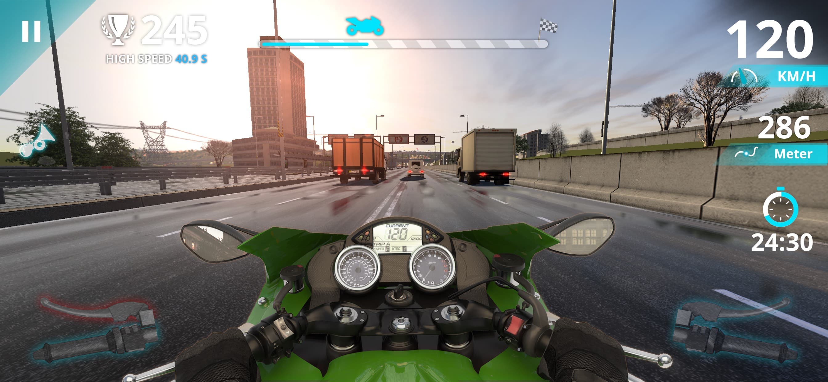 Motor Bike: Xtreme Races screenshot 3 - screenshot