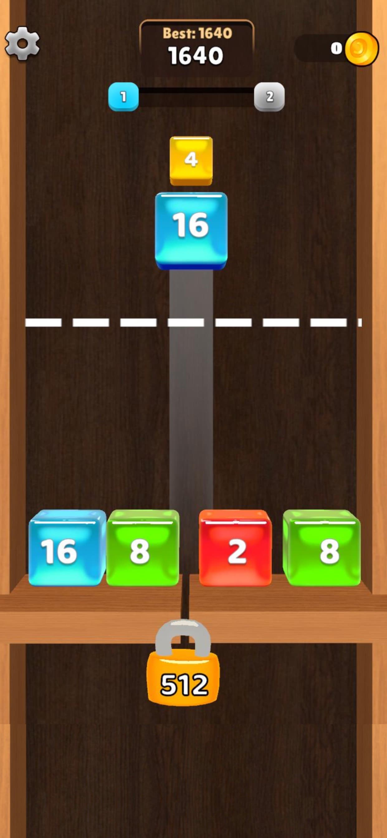 Jelly Cubes 2048: Puzzle Game screenshot 2 - screenshot