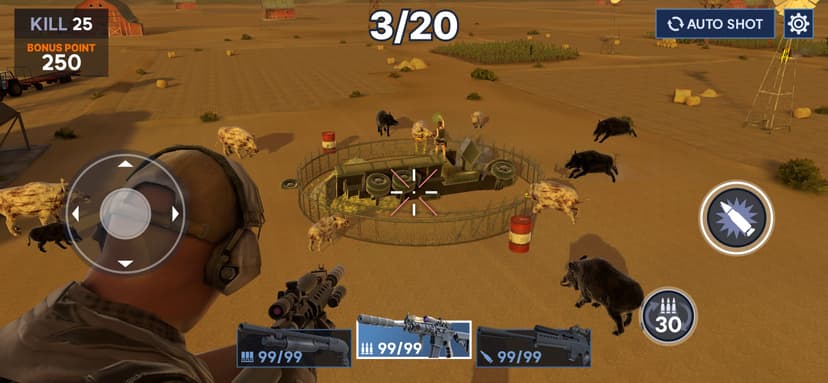 Heli Hog Hunt - Sniper Game screenshot 1 - screenshot