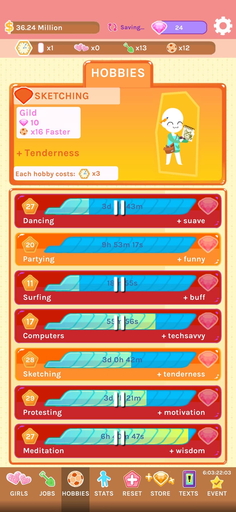 Crush Crush - Idle Dating Sim screenshot 6 - screenshot