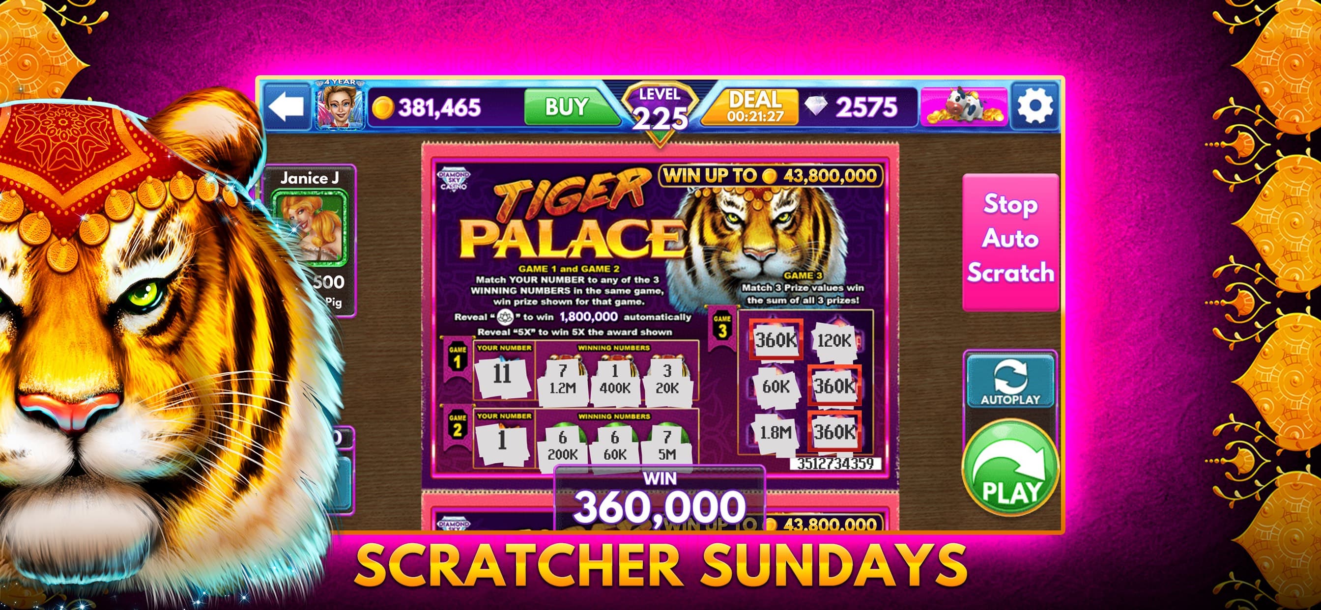 Diamond Sky: Slots & Lottery screenshot 3 - screenshot