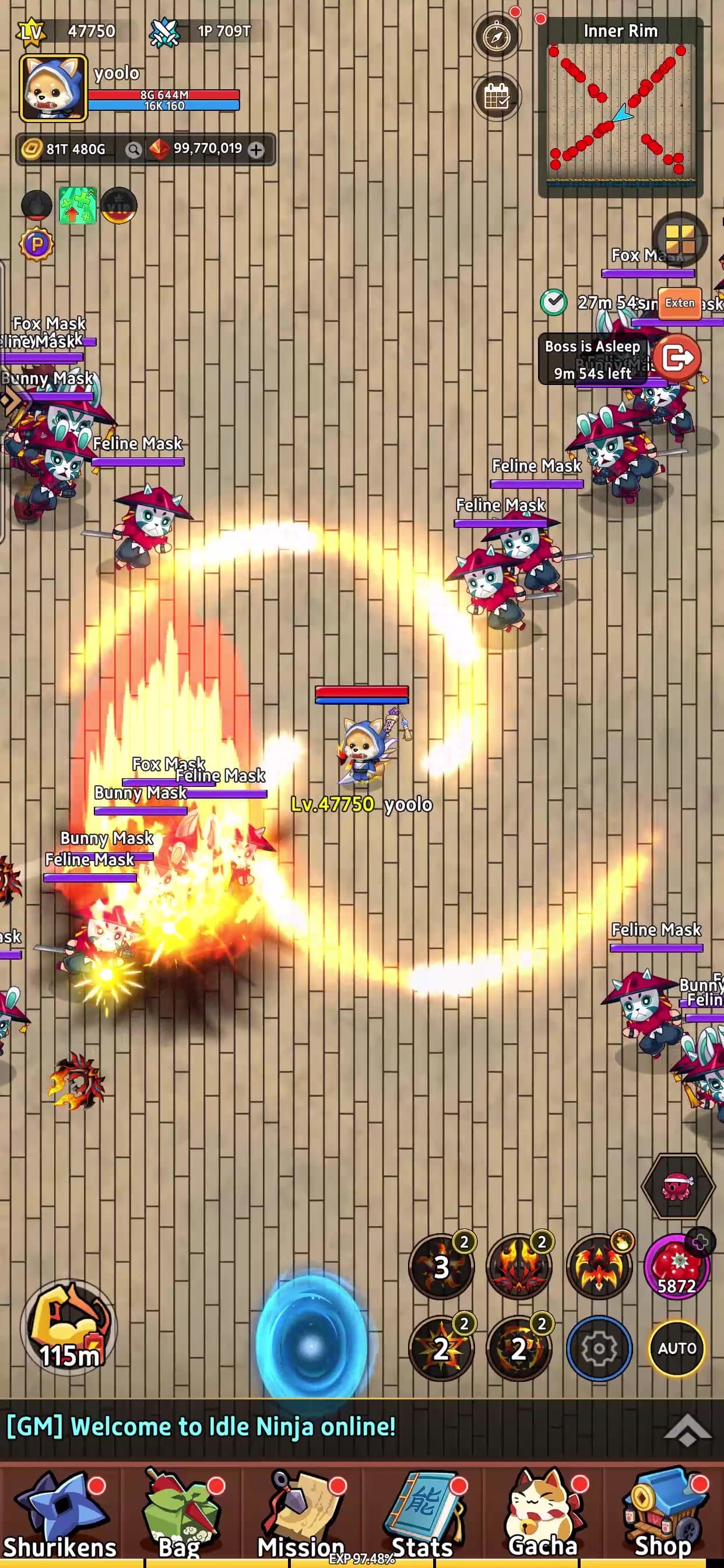 Idle Ninja Online screenshot 8 - screenshot