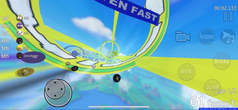 Sanic Ball screenshot 2 - screenshot