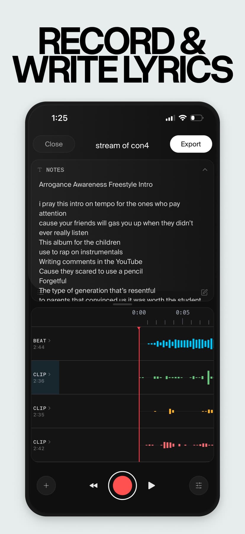 Offtop - Music Studio screenshot 3 - screenshot