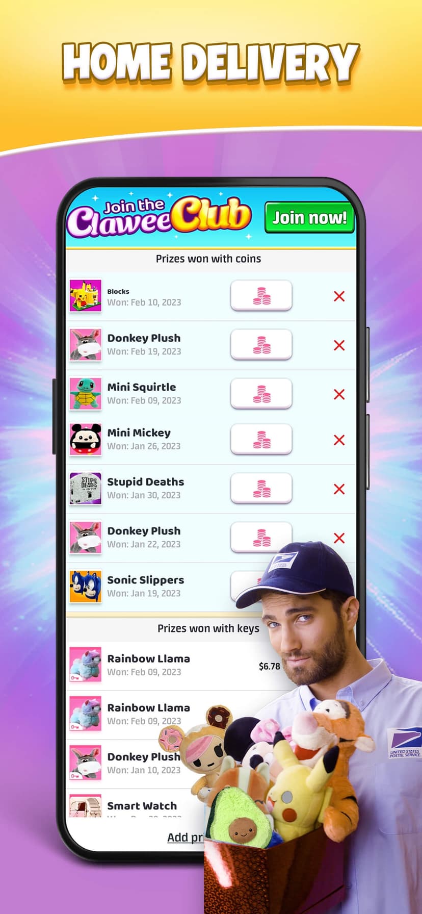 Clawee - Real Claw Machines screenshot 4 - screenshot