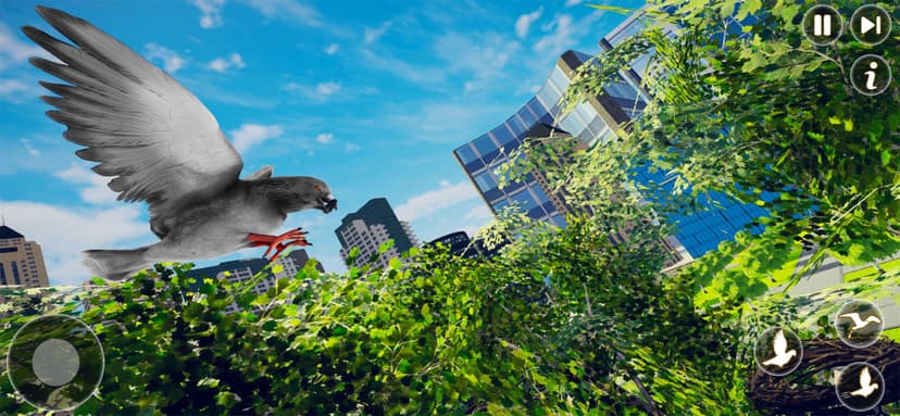 Pigeon Bird Flying Simulator screenshot 5 - screenshot