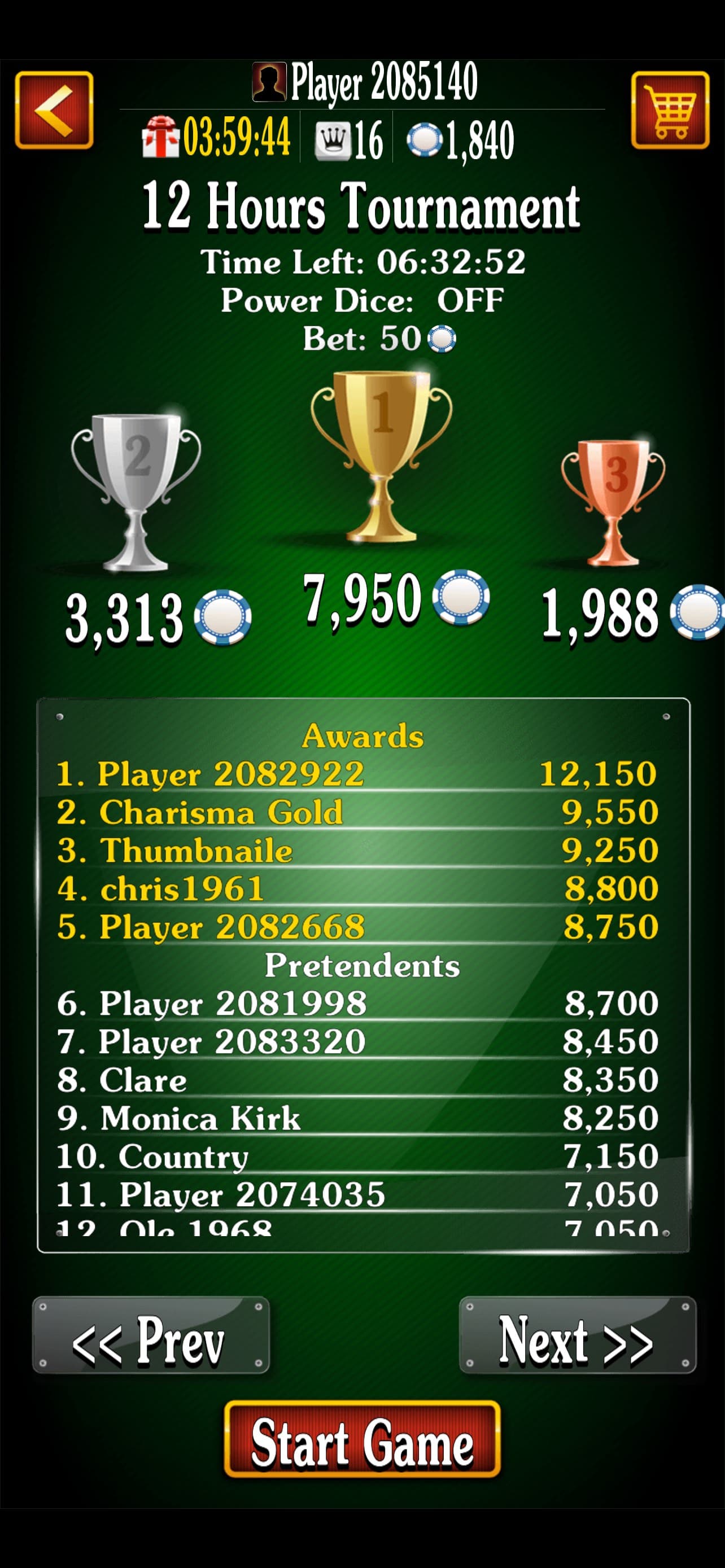 Farkle Craps: Dice Game Online screenshot 3 - screenshot