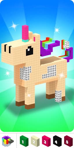 Voxly: 3D Color by Number. screenshot 2 - screenshot